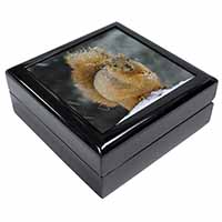 Red Squirrel in Snow Keepsake/Jewellery Box