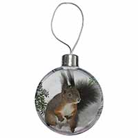 Forest Snow Squirrel Christmas Bauble