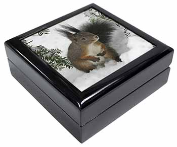 Forest Snow Squirrel Keepsake/Jewellery Box