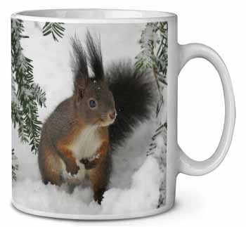 Forest Snow Squirrel Ceramic 10oz Coffee Mug/Tea Cup