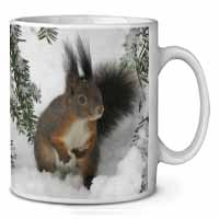 Forest Snow Squirrel Ceramic 10oz Coffee Mug/Tea Cup