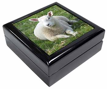 Lamb in Field Keepsake/Jewellery Box