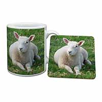 Lamb in Field Mug and Coaster Set - Advanta Group®