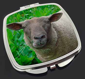 Cute Sheeps Face Make-Up Compact Mirror