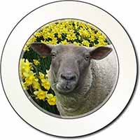Cute Sheep with Daffodils Car or Van Permit Holder/Tax Disc Holder