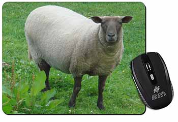 Sheep Intrigued by Camera Computer Mouse Mat