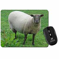 Sheep Intrigued by Camera Computer Mouse Mat