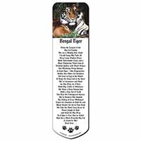 Bengal Tiger in Sunshade Bookmark, Book mark, Printed full colour