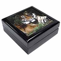 Bengal Tiger in Sunshade Keepsake/Jewellery Box