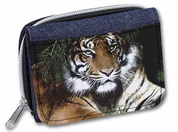Bengal Tiger in Sunshade Unisex Denim Purse Wallet