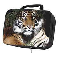 Bengal Tiger in Sunshade Black Insulated School Lunch Box/Picnic Bag