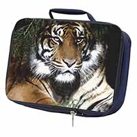 Bengal Tiger in Sunshade Navy Insulated School Lunch Box/Picnic Bag