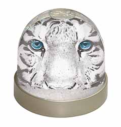 Siberian White Tiger Snow Globe Photo Waterball