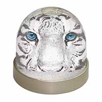 Siberian White Tiger Snow Globe Photo Waterball