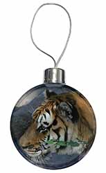 Bengal Night Tiger Christmas Bauble