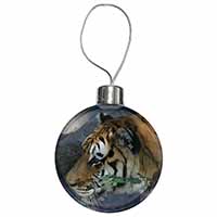 Bengal Night Tiger Christmas Bauble