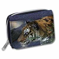 Bengal Night Tiger Unisex Denim Purse Wallet