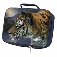 Bengal Night Tiger Navy Insulated School Lunch Box/Picnic Bag