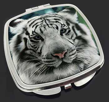 Siberian White Tiger Make-Up Compact Mirror