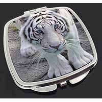 Siberian White Tiger Make-Up Compact Mirror
