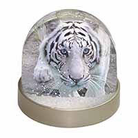 Siberian White Tiger Snow Globe Photo Waterball