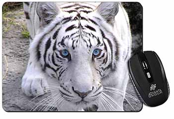 Siberian White Tiger Computer Mouse Mat