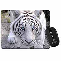 Siberian White Tiger Computer Mouse Mat