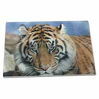 Large Glass Cutting Chopping Board Bengal Tiger