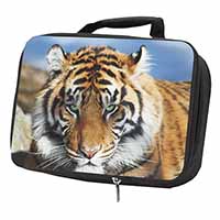 Bengal Tiger Black Insulated School Lunch Box/Picnic Bag