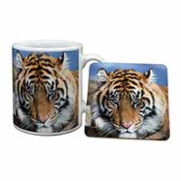 Bengal Tiger Mug and Coaster Set