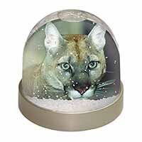 Stunning Big Cat Cougar Snow Globe Photo Waterball