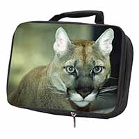 Stunning Big Cat Cougar Black Insulated School Lunch Box/Picnic Bag