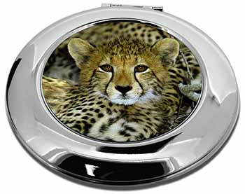 Baby Cheetah Make-Up Round Compact Mirror