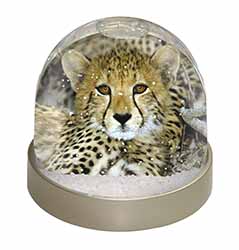 Baby Cheetah Snow Globe Photo Waterball