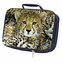Baby Cheetah Navy Insulated School Lunch Box/Picnic Bag