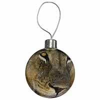 Lions Face Christmas Bauble