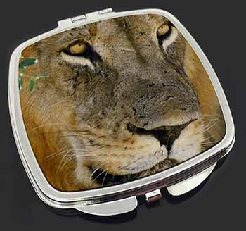 Lions Face Make-Up Compact Mirror