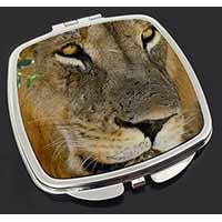 Lions Face Make-Up Compact Mirror