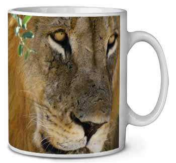 Lions Face Ceramic 10oz Coffee Mug/Tea Cup