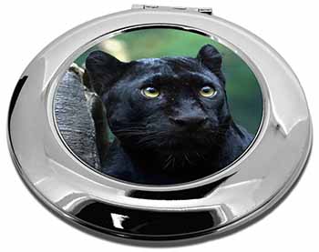 Black Panther Make-Up Round Compact Mirror