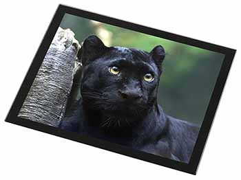 Black Panther Black Rim High Quality Glass Placemat
