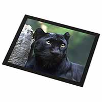 Black Panther Black Rim High Quality Glass Placemat
