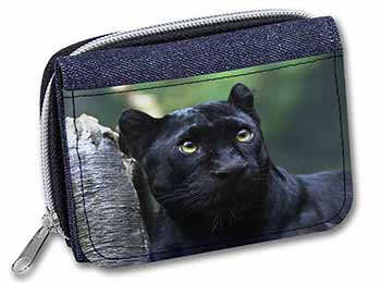 Black Panther Unisex Denim Purse Wallet