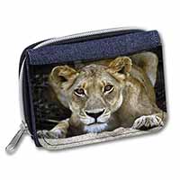 Lioness Unisex Denim Purse Wallet