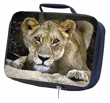 Lioness Navy Insulated School Lunch Box/Picnic Bag