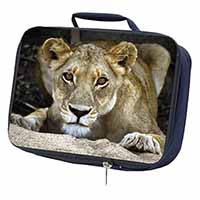Lioness Navy Insulated School Lunch Box/Picnic Bag