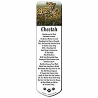 Cheetah and Cubs Bookmark, Book mark, Printed full colour