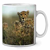 Cheetah and Cubs Ceramic 10oz Coffee Mug/Tea Cup