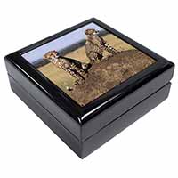 Cheetahs on Watch Keepsake/Jewellery Box