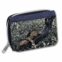 Lioness in Tree Unisex Denim Purse Wallet